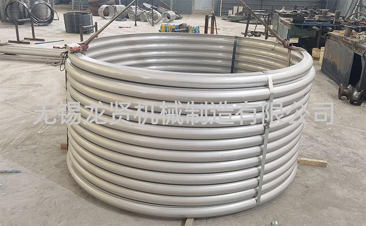 龍賢：半圓管不銹鋼盤(pán)管制作